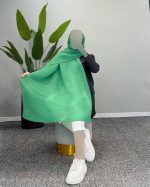 شال پلیسه شاین دار - کد 50474 - Image 8