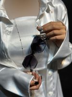 عینک chanelشش ضلعی - کد 50822 - Image 2