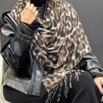 شال موهر پلنگی - کد 50857