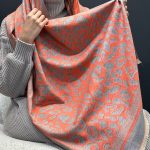 شال موهر پلنگی سنگی - کد 50853