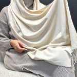 شال موهر برفکی - کد 50856