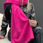 شال منگوله دار - کد 5115