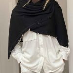 شال پلیسه پانچی - کد 50892