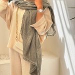 شال ماهی منگوله ریز - کد 51387