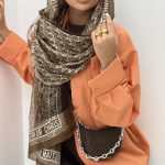 شال ابریشم تافته - کد 51894