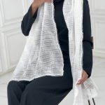 شال پلیسه عنکبوتی - کد 51903