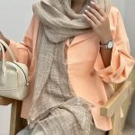 شال ویسکوز لینن - کد 3920