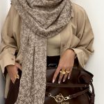 شال حریر کریشه - کد 4098