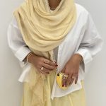 شال کنفی خط دار - کد 4156