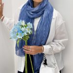 شال حریر ایتالیایی - کد 4170