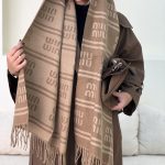 شال موهر miu miu -  کد 4408