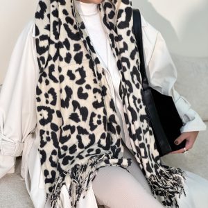 شال موهر پلنگی - کد 4403