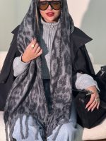 شال کوبایی پلنگی - کد 4744 - Image 2
