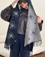 شال تدی miu miu -  کد 4804