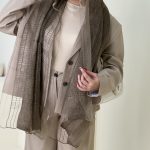 شال ویسکوز چهارخونه - کد 4876