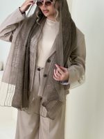 شال ویسکوز چهارخونه - کد 4876