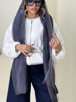 شال ویسکوز چهارخونه - کد 4876 - Image 6