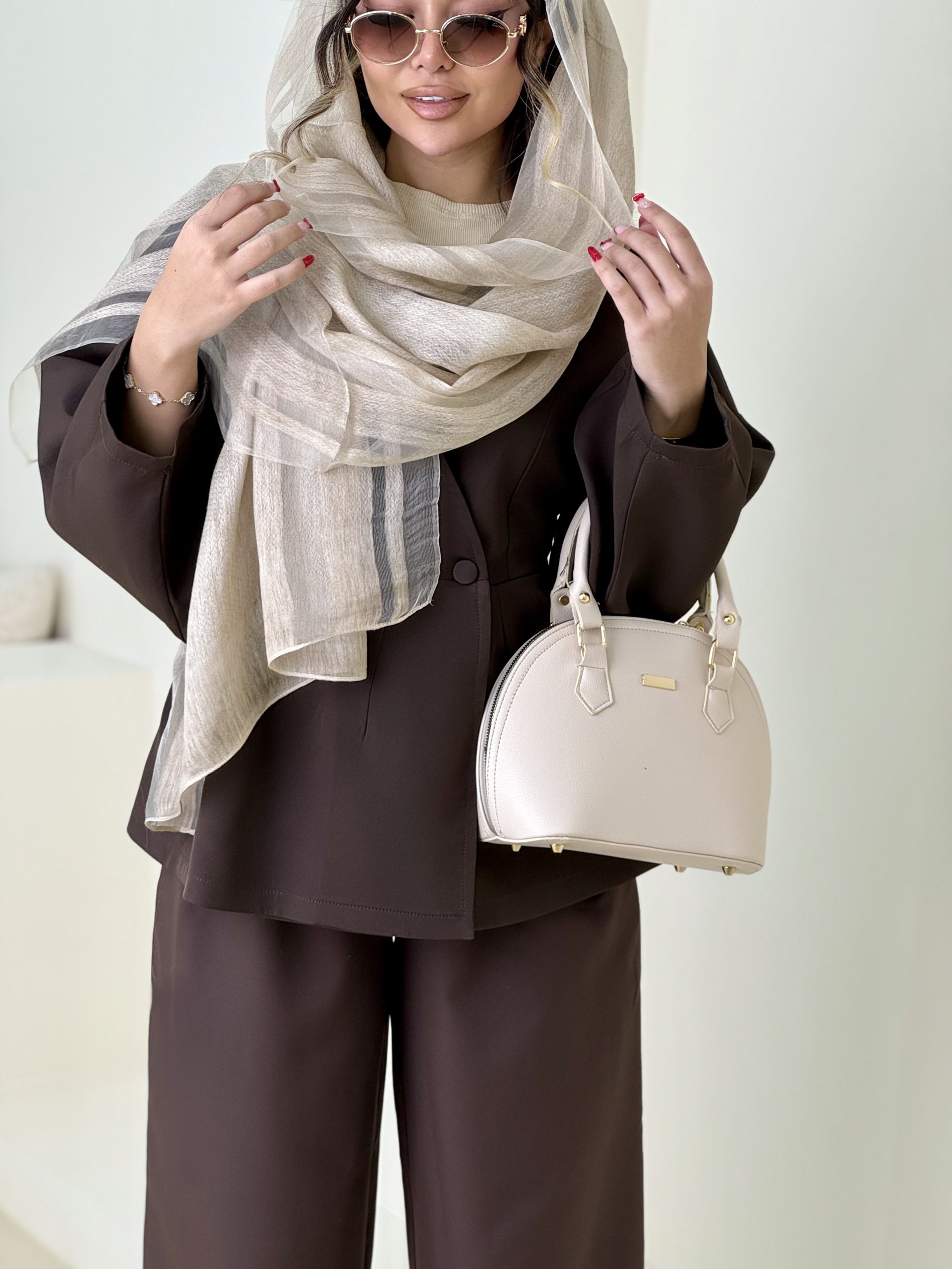 IMG_2073 شال لبه تور - کد 4887 - Image 1