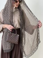 شال لبه تور - کد 4875 - Image 15