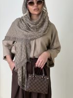 شال لبه تور - کد 4875 - Image 12