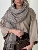 شال لبه تور - کد 4875 - Image 11