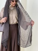 شال لبه تور - کد 4875 - Image 16