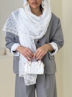 شال لبه تور - کد 4875