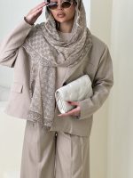 شال لبه تور - کد 4875 - Image 5