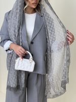 شال لبه تور - کد 4875 - Image 7