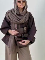 شال ویسکوز ساده - کد 4884 - Image 9