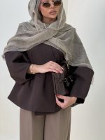 شال سه خط - کد 4885 - Image 2