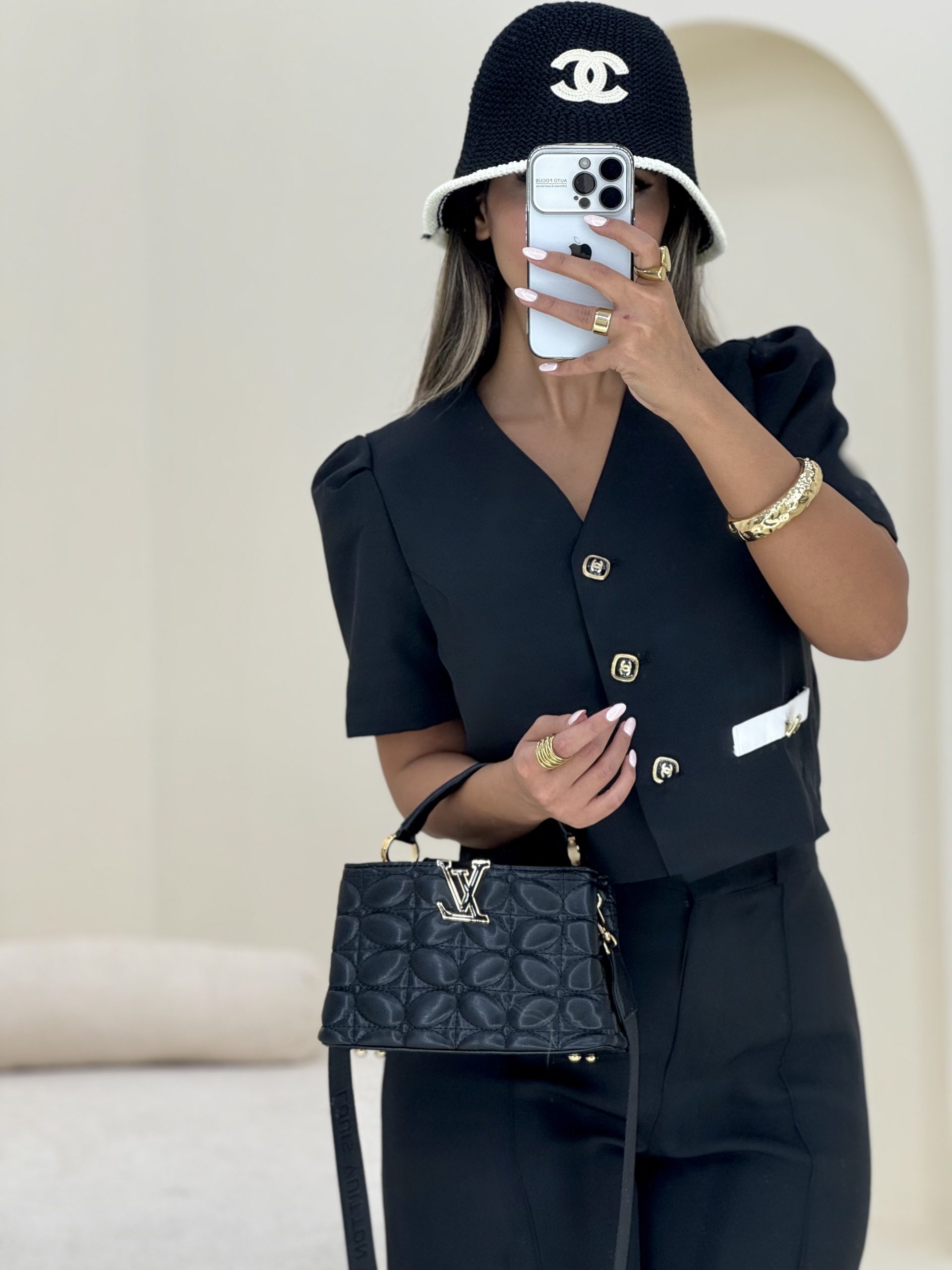 6167 (3) کلاه chanel - کد 6167 - Image 1